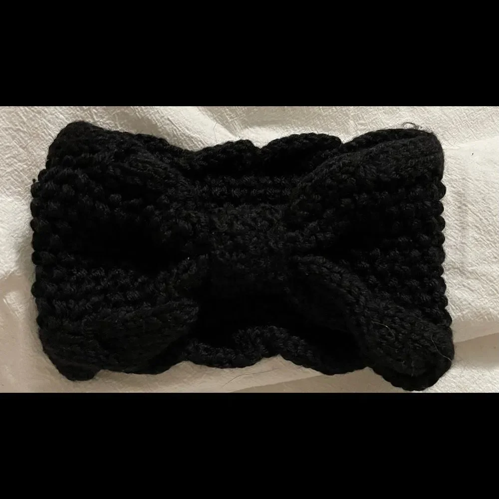 Knitted knot warm Headband